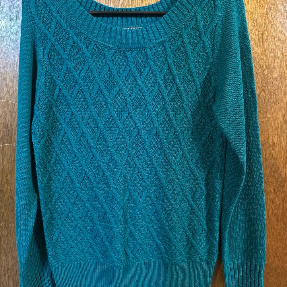 Turquoise Knit Sweater